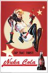 Fallout 4 Nuka Cola Poster - Zap that Thirst! (61cm x 91,5cm) + 1 pair of transparent poster hangers