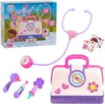 DOC MCSTUFFINS Disney Junior Toy Hospital Doctor's Bag Set, 7-piece Dress Up and Pretend Play Doctor Kit, Officially Licensed Kids Toys for Ages 3 Up