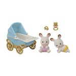 Sylvanian Families Chocolate Rabbit Twins Set - dollhouse playset 5432