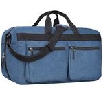 FATMUG Overnight Travel Duffel Luggage Bag, Packing and Storage - Men and Women - (38 L, Navy Blue)