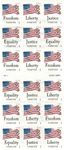 USPS Forever Stamps Four Flags ATM 