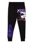 LOCAVESTIR Gojo Satoru Jujutsu Kaisen Anime Jogger Pants Track Pant Casual Wear Lower for Kids Boys 12-13 Years