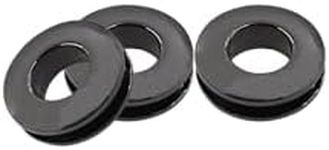 Screw Together Grommets,TTZEZE Zinc Alloy Eyelets Grommets,Metal Screw Together Eyelets,Snap Together Grommet,Round Flat Surface Snap Rings for DIY Handbag Clothes 16PCS, ID:10.6mm/0.41'' Gunmetal