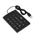 USB Numeric Keypad, Portable Mini Number Pad Number Pad Numeric Keypad for Laptop, PC Computer