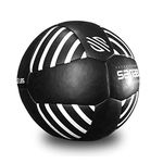 Sanabul Lab Series Exercise and Fitness Medicine Balls 14 inch Diameter (Black/White, 12 lbs)