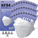 [30pcs, Made in Korea] " PUREST MASK ", EASY BREATHNG, COMFORTABLE ERGONOMIC DESIGN, TRI-FOLDING STEREOSCOPIC SHAPE, INDIVIDUALLY PACKED