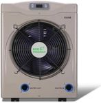 ECOPOOLTECH Above Ground Pool Heater EU50, Max 16184BTU Up to 5000gallons Electric Swimming Pool Heat Pumps, Titanium Heat Exchanger, 5.62 COP, 110V/120V, Fits 8/11/15 Foot Pools Heating Pool Warmer