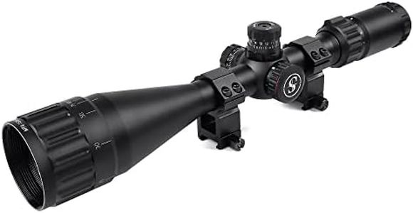 SNIPER MT 4-16X50 AOL Hunting Rifle Scope/Red, Green Illuminated Mil Dot Reticle/Fully Multi-Coated Lens/Adjustable Objective