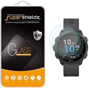 (3 Pack) Supershieldz for Garmin Forerunner 245 and Forerunner 245 Music Tempered Glass Screen Protector, Anti Scratch, Bubble Free