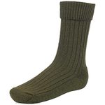 Mil-Com Cadet Socks, Green, 4 to 8 UK