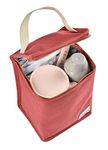 BÉABA - Insulated Baby Meal Pouch - Large Capacity - Thermal Bottle Storage - Bag for carrying full meals - Foldable - Soft Waterproof Material - Terracota