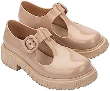 mini melissa Jackie Kids Closed for Beige Glitter, 3