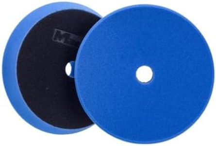 Maxshine 6.2" High Pro Cutting Foam Pad- Perfectly Used with DA/RO Polisher - Professional Detailing Accessory for Cutting, Polishing & Finishing - Bendable, Washable & Reusable - Blue