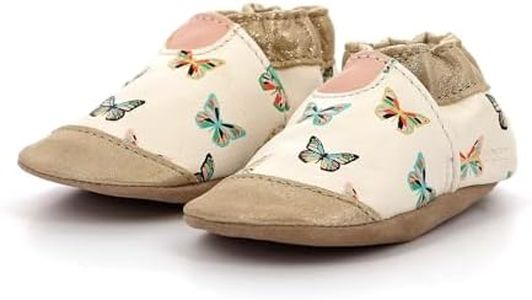 Robeez CRAZYBUTTERFLY, Scarpa LATETTA Bianco Argento 23/24 EU, Bianco/Argento, 23/24 EU