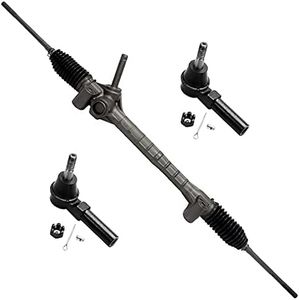 Detroit Axle - Front Rack & Pinion Kit for Chevrolet Cobalt HHR Pontiac G5 Saturn Ion, 1 Power Steering Rack & Pinion Assembly 2 Outer Tie Rod Ends Replacement
