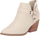 DV Dolce Vita Women's Kramer Ankle Boot, Ivory, 6 US