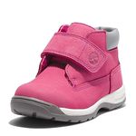 Timberland Boy's Unisex Kids Timber Tykes H&L Boot Ankle, Medium Pink Nubuck, 7 UK Child