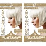 Platinum Blonde Hair Dye with added Plex Hair Care Conditioner, Permanent Hair Colour with Natural Platinum Hair Toner for Blonde Hair, Vegan Hair Dye, Cruelty-Free - Smart Beauty (Pack of 2)