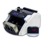 KROSS IS2300 Currency/Note/Money/Cash Counting Machine with Fake Note Detection for All New & Old INR/Rupees Notes - Black & Silver