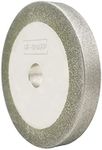 3 inch Flat Diamond Grinding Wheel 150 Grit, 1/2" Arbor, 10mm Wide for Grinding Tungsten,Carbide, Glass,Ceramic, Gem