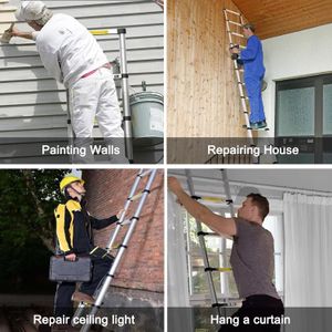 Aluminium Telescopic Ladder 5M – Lightweight, Extendable