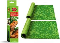 MCLANZOO Reptile Carpet, 30 * 12in Pet Terrarium Liner,Reptiles Cage Mat/Substrate for Snakes, Chameleons, Geckos and Kitchen Use(2sheets) with Tweezers Feeding Tongs