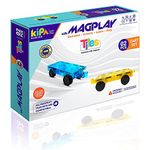 KIPA GAMING MagPlay 2 Magnetic Cars Expansion Set and Blocks Compatible STEAM Toy with All Leading Brands Multicolor