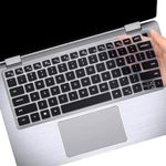 Keyboard Cover Skin for Dell Latitude 3440 3450 5450 5440 5430 5431 5420 14", Latitude 14" 7450 7440 7430 7420 7410 9420 9430, Latitude 16" 7650 7640, Latitude 9520 9510 7520 15.6" 2024-2022 -Black