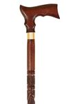 cosy tossy wooden walking stick beautiful design/women/old people