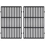 GasSaf Grill Grates Replace for Charbroil 463420508, 463420509, 463420511 463436213 463436214 463440109, Master Chef, Thermos, Backyard and Others Grills, Cast Iron Grill Grates(Set of 3)