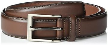 Perry Ellis Portfolio Men's Amigo Dress Belt, Brown, 32