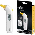 Braun Thermoscan3 Ear Thermometer Ear Thermometer for Babies, Kids, Toddlers and Adults, Display is Digital and Accurate, Thermometer for Precise Fever Tracking at Home, Reads Temperature In Seconds