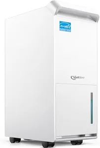 Vellgoo 4,500 Sq.Ft Energy Star Dehumidifier for Basement with Drain Hose, 52 Pint DryTank Series Dehumidifiers for Home Large Room, Intelligent Humidity Control