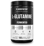 L-Glutamine Powder 500g, 100 Servings - Vegan Fermented L Glutamine Powder for Post Workout Muscle Recovery, Immunity, Digestive Health - Tested & Trusted, No Artificial Fillers - Unflavored