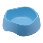 Beco Pets, Bamboo Dog Food & Water Bowl, Non-Slip, Easy Clean, Blue, Small