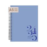 Riley's Planner 2024-2025 Academic Year, 18-Month Classic Weekly Planner - Timeless Weekly & Monthly Agenda Planner, Durable Cover, Notes Pages, Twin-Wire Binding (21 x 15 cm, Blue)