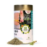 18 Herbs Organics Health with Herbs Slimming Tea Bags - Natural Herbal Tea Bags - Get Slim And Fit - 40 Count Tea Bags