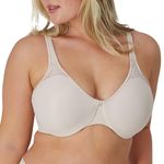 Bali Women's Minimizer, Passion for Comfort Full-Coverage Underwire Bra, Seamless Cups, Opaque, Sandshell, 34C