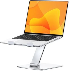 CIRYCASE Supporto PC Portatile, Regolabile Laptop Stand a Raffreddamento Rapido per Scrivania, Porta PC Ergonomico in Alluminio, Compatibile con MacBook Air/Pro, HP, DVD, 10-16" Notebooks