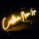 Neonapm Custom Neon Signs - Handmade Aesthetic LED Neon Light Sign for Wedding Backdrop, Home Decor, Business Logo, IP65/IP67 Waterproof Outdoor Led Sign (Optional 10" to 60")