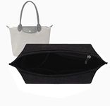 Lckaey purse organizer insert for Longchamp le pliage large tote organizer insert felt organizer 1028black-L