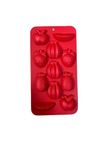 Swagger- Ice tray (21X11X1, RED), Jelly Moulds, Fruits Jelly Maker for Freezer