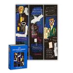 Galison 9780735379268 Basquiat 500 Piece Puzzle with Iconic Horn Players Charlie Parker and Dizzy Gillespie Tribute Artwork Packaged in Magnetic Keepsake Book Sized Box, Multicoloured