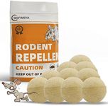 Rodent Repellent, Mouse Repellent Outdoor/Indoor, Rat Repellent Peppermint Oil for Rodent Control, Great Alternative to Ultrasonic, Mice Repellent, Keep Mice Away for House/Car/RV, 10 Pack