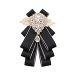 Fashion Handmade Diamond black Bow 