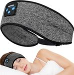 Sleep Headphones Bluetooth Headband Headphones, Voerou Adjustable Sleeping Headphones, 10+ Hours Play Time with Stereo HD Hi Fi Speakers, Perfect for Sleep, Workout, Yoga, Travel, Insomnia, Meditation