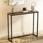 roomfitters 36" Console Table, Narrow Entryway Table, Sofa Table for Living Room, Skinny Hallway Table for Entryway, Behind Couch Table, Wall Table, Display Table for Foyer, Grey Oak