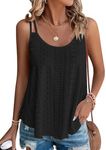 WNEEDU Women's Summer Tank Tops Lad