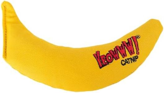 Yeowww! Catnip Toy, Yellow Banana