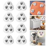 JICOOT 360 Degree Appliance Sliders for Kitchen Appliances, 4 Pack Self Adhesive Mini Universal Caster Wheels, Countertop Small Appliance Rollers Suitable for Coffee Maker, Air Fryer, Small Furniture